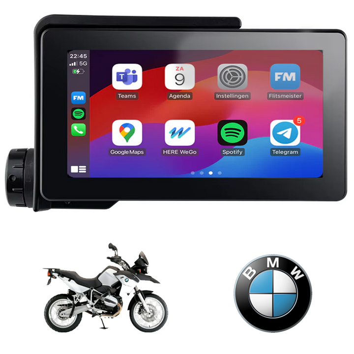 Motocykl BMW GS | Nawigacja CarPlay | Wodoodporna