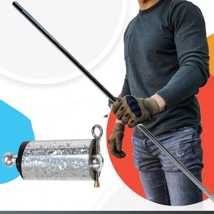 Przenośna metalowa pałka do samoobrony i sztuczek