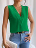 Elegancki Bezrękawnik V-Neck dla Kobiet Szykowna Prostota z Nutką Elegancji