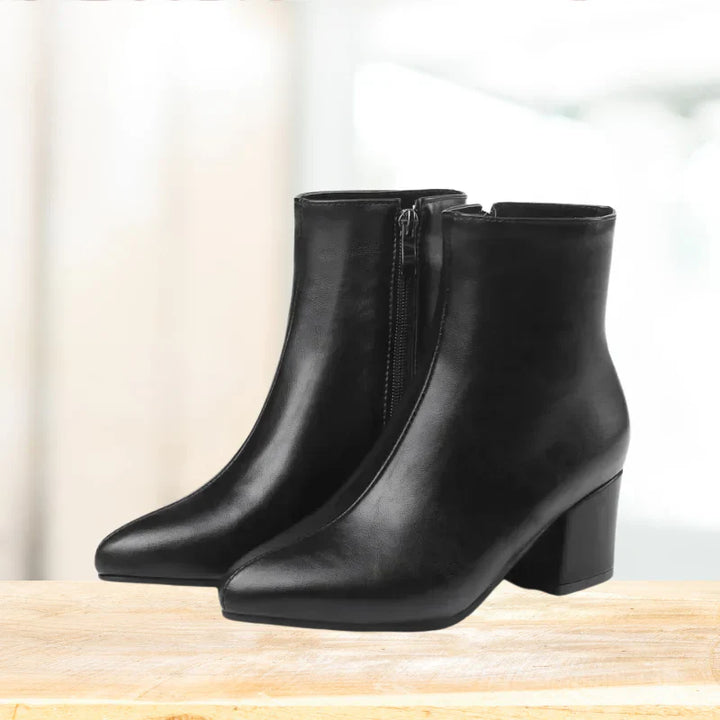 Stylowe Srebrne Botki Ankle dla Kobiet