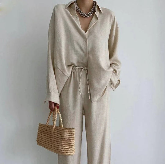 Casual Chic Dwuczęściowy Zestaw dla Kobiet