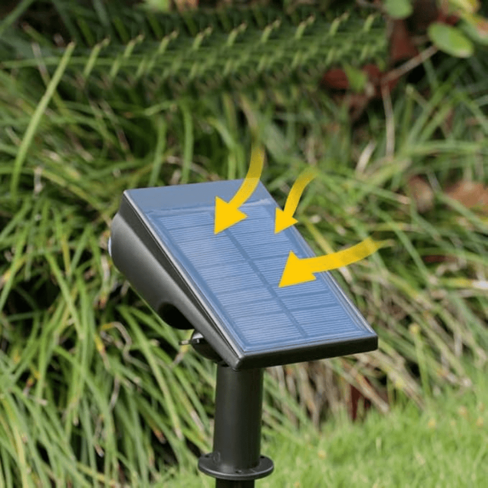Stylowa wodoodporna solarna lampa ogrodowa