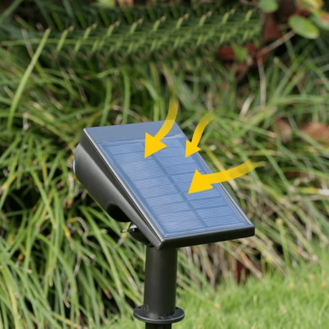 Stylowa wodoodporna solarna lampa ogrodowa