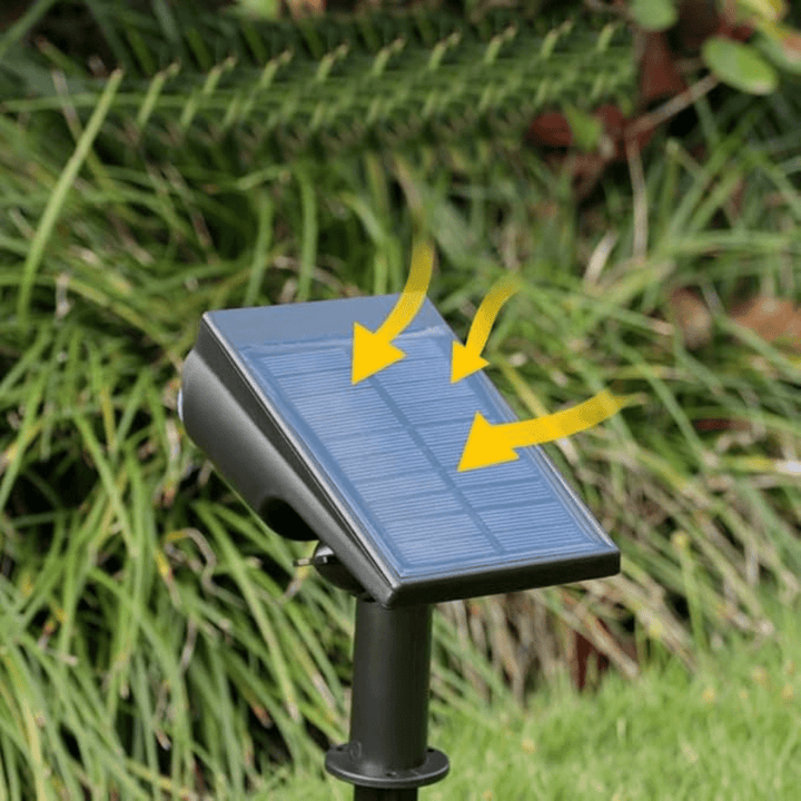 Stylowa wodoodporna solarna lampa ogrodowa