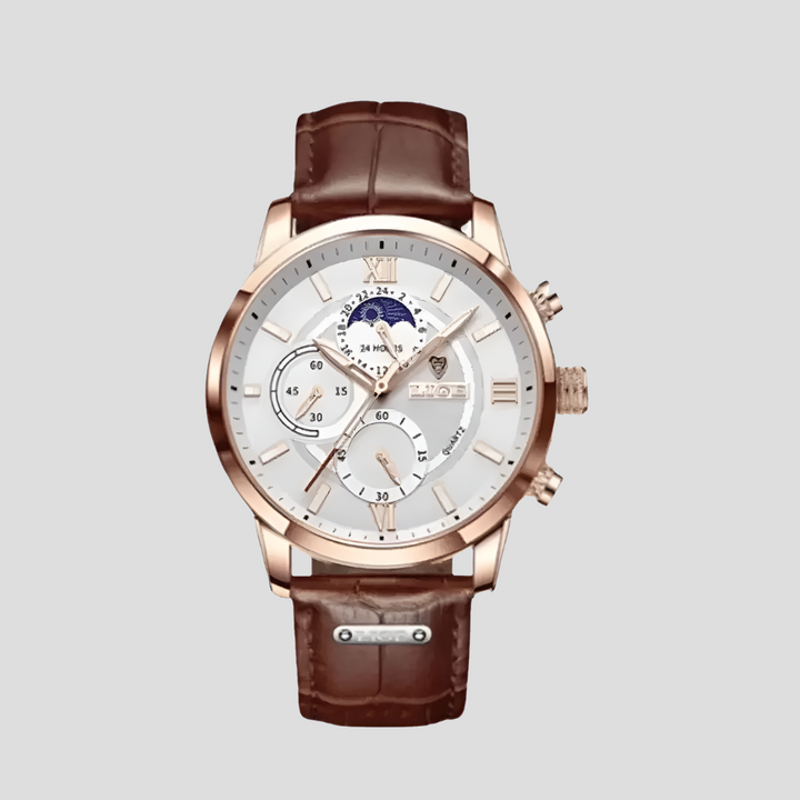 42mm Męski Klasyczny Zegarek Elegancki i Funkcjonalny