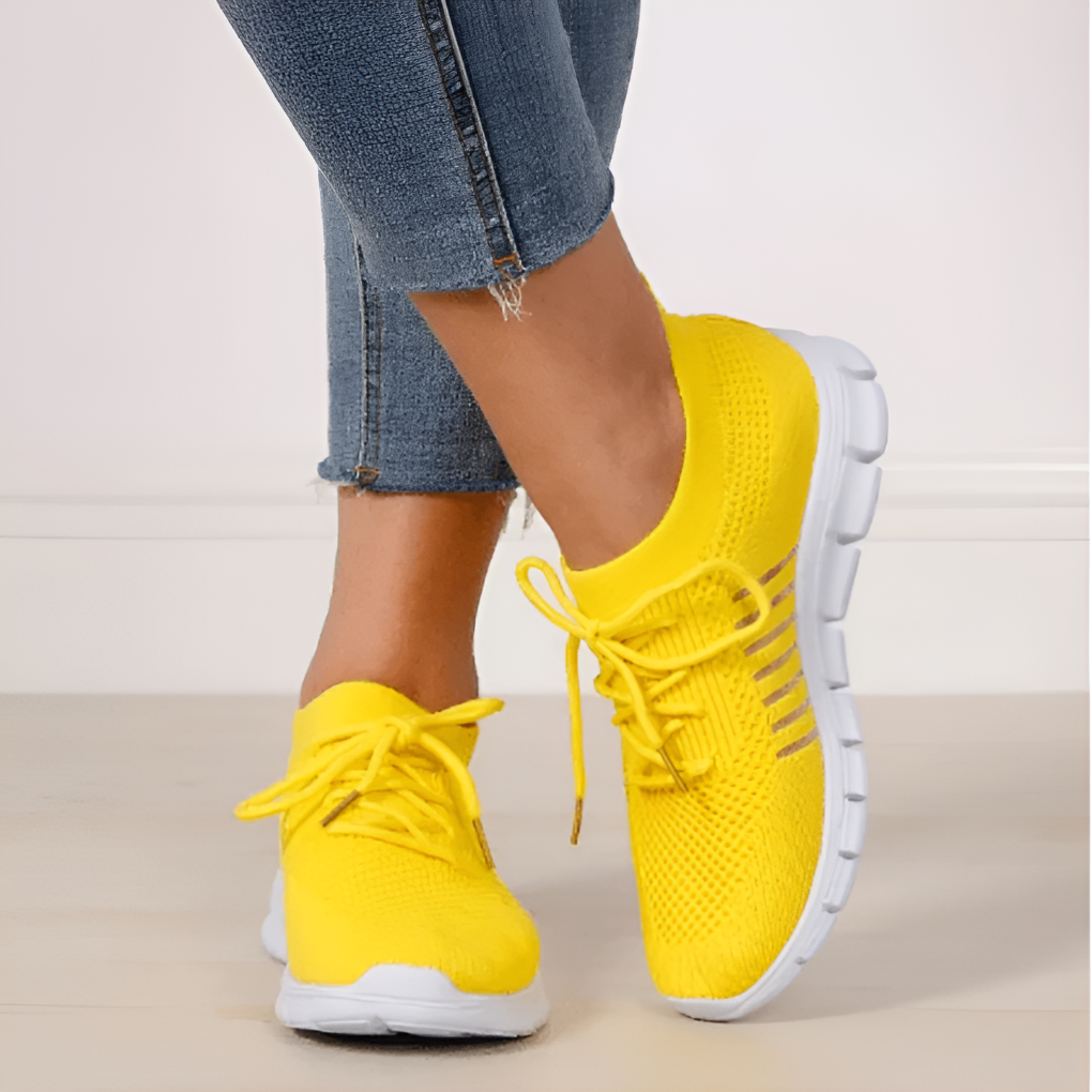 Damskie lekkie sneakersy z siateczki