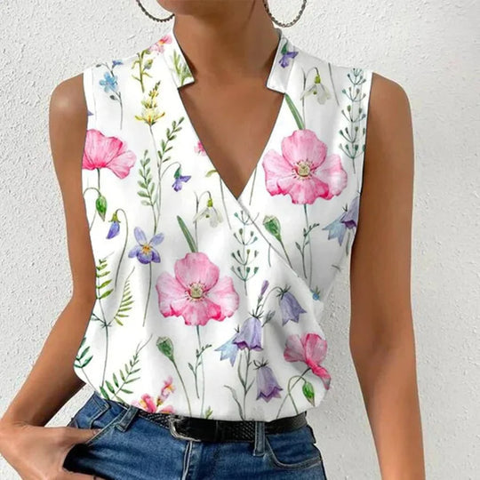 Lekkie bluzki V-Neck dla kobiet