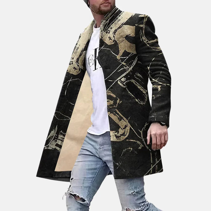 Kurtka Street Print – Casual i Regulowana Męska