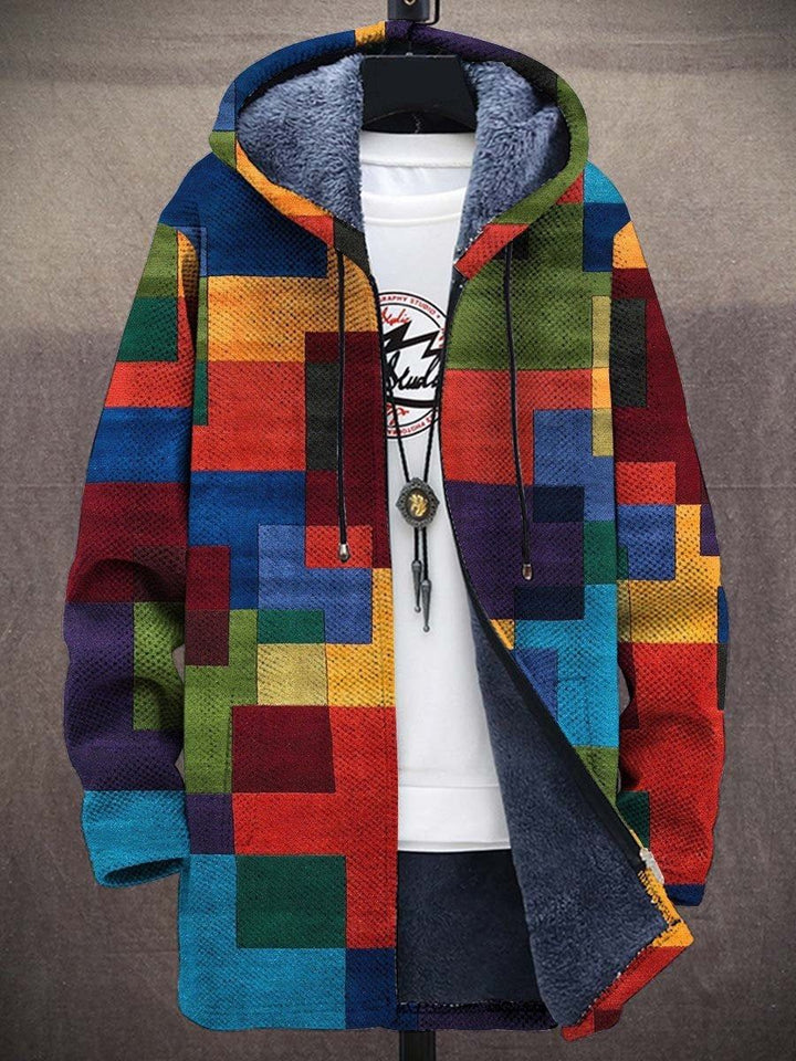 Milan – Retro Kamizelka Colorblock dla Mężczyzn