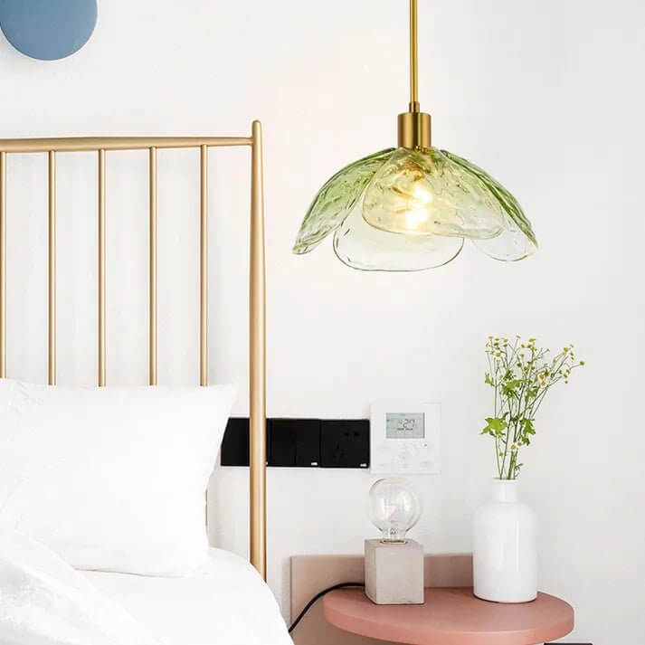 Lampa Wisząca Liść Kwiatu - Elegancka Lampka Nocna