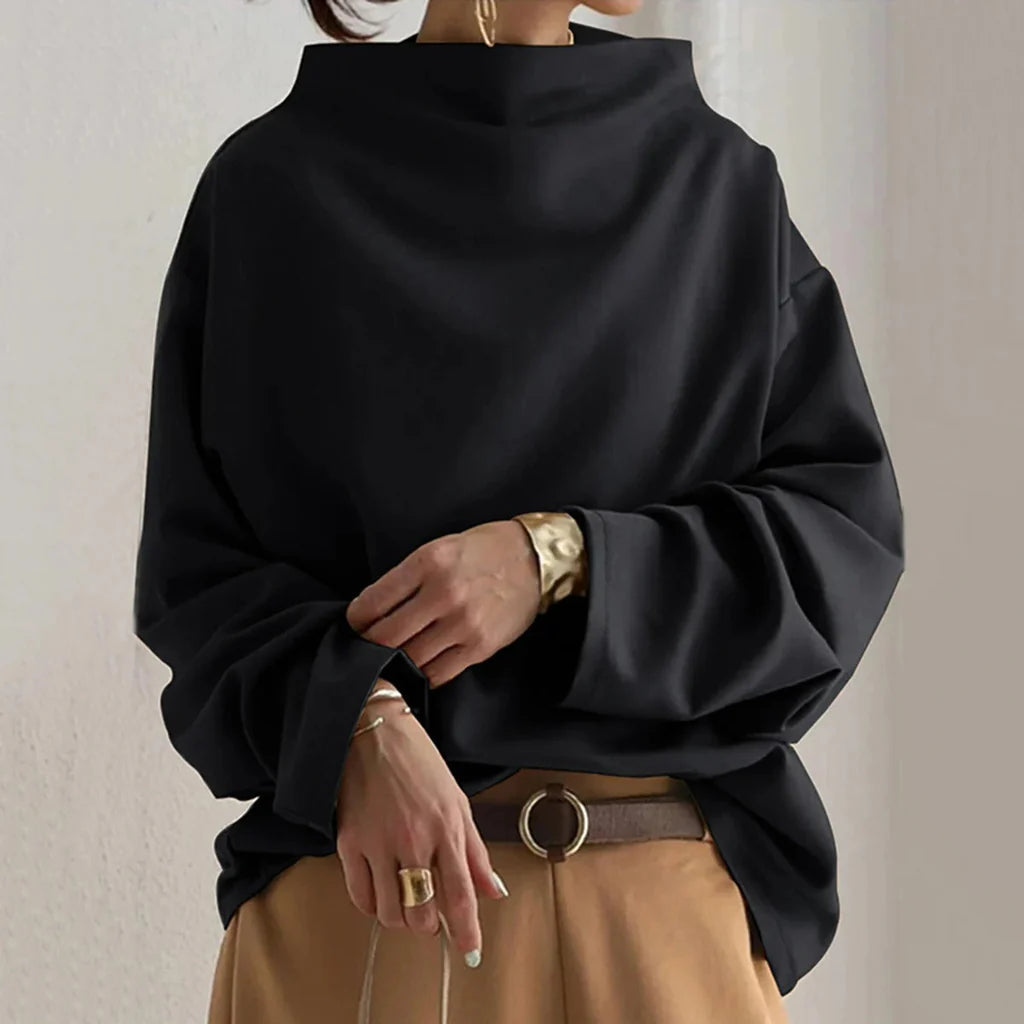 Minimalistyczny Luzny Top Timeless Simplicity z Codziennym Komfortem