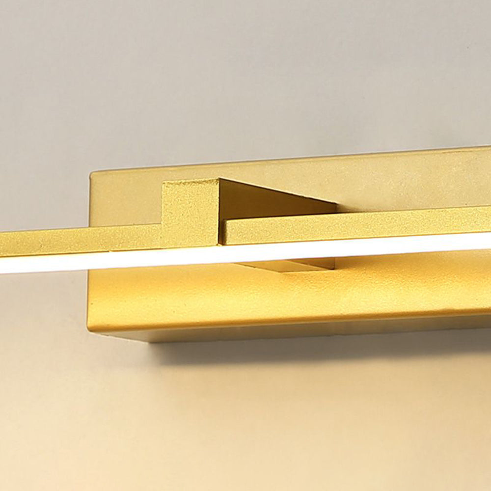 Lustrzana heksagonalna lampa ścienna – nowoczesna lampa vanity do łazienki i sypialni