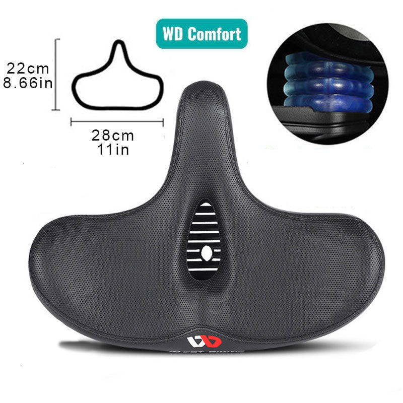 CyclePad Wygodne Siodło Rowerowe z Extra Szerokim Siedzeniem