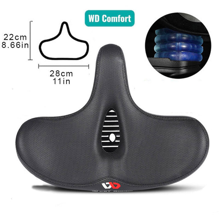 CyclePad Wygodne Siodło Rowerowe z Extra Szerokim Siedzeniem