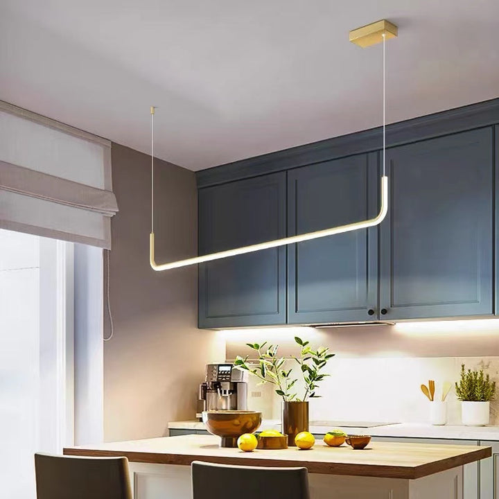 Arisha Nowoczesny Lampadario LED Złoto/Czarny Metal do Jadalni/Salonu