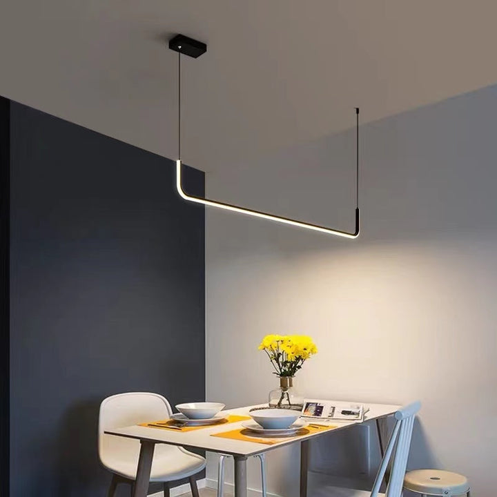 Arisha Nowoczesny Lampadario LED Złoto/Czarny Metal do Jadalni/Salonu