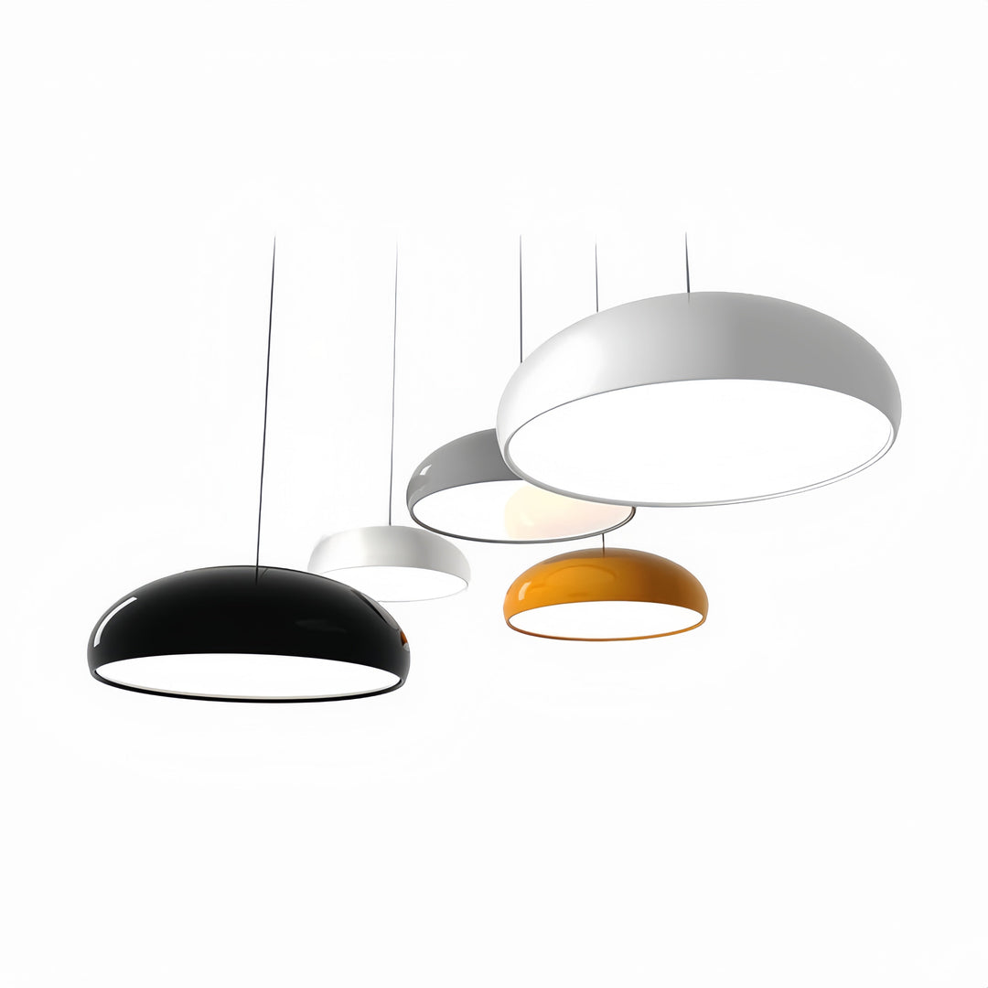 Arisha Nowoczesna lampa wisząca LED, czarny metal, do salonu/sypialni