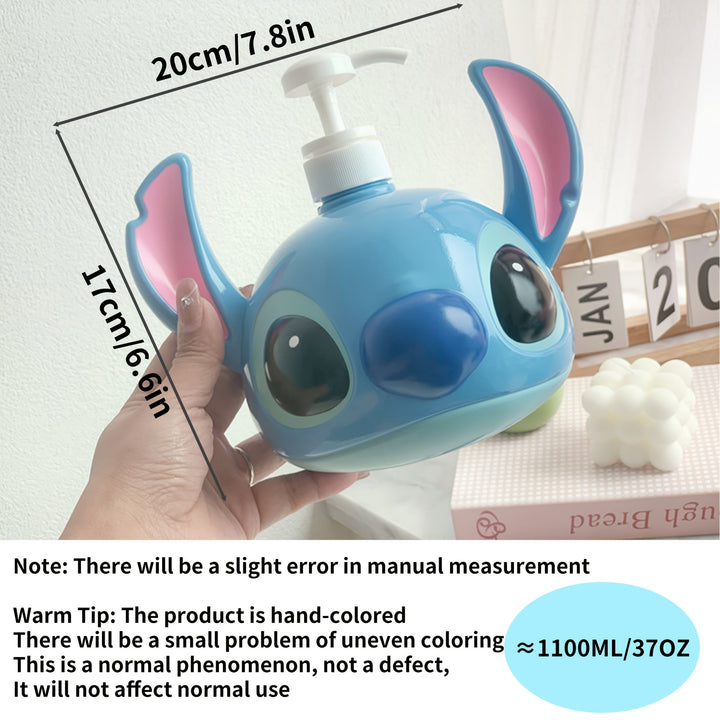 Dozownik do szamponu z PVC Disney Stitch – idealny do łazienki i kuchni