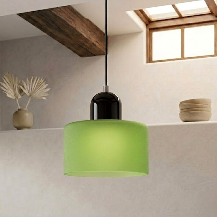 Wisząca lampa pierścieniowa o rozszerzonym designie halo