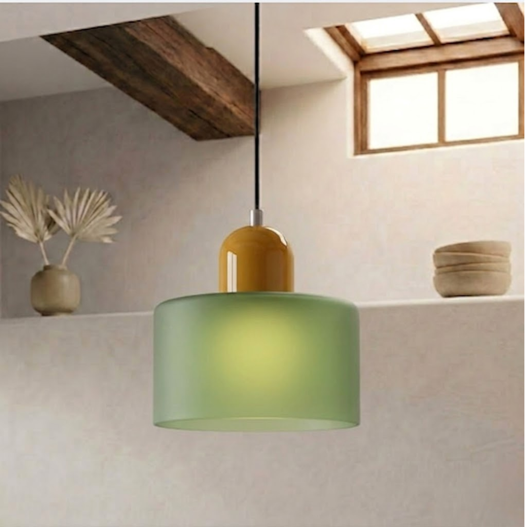 Wisząca lampa pierścieniowa o rozszerzonym designie halo