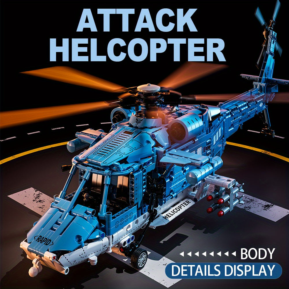 Szczegółowy zestaw konstrukcyjny Helikopter – Techniczny i realistyczny