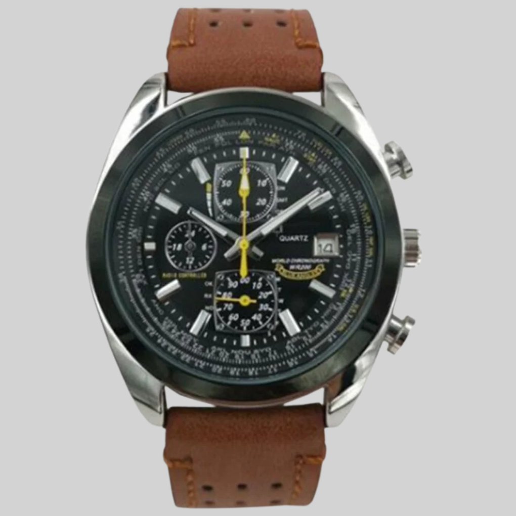 Męski Zegarek Kwarcowy – Szykowny Styl z Wodoodpornym Projektem