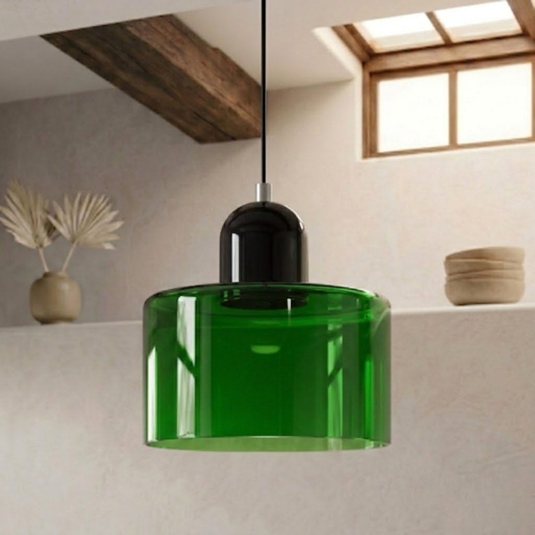 Wisząca lampa pierścieniowa o rozszerzonym designie halo