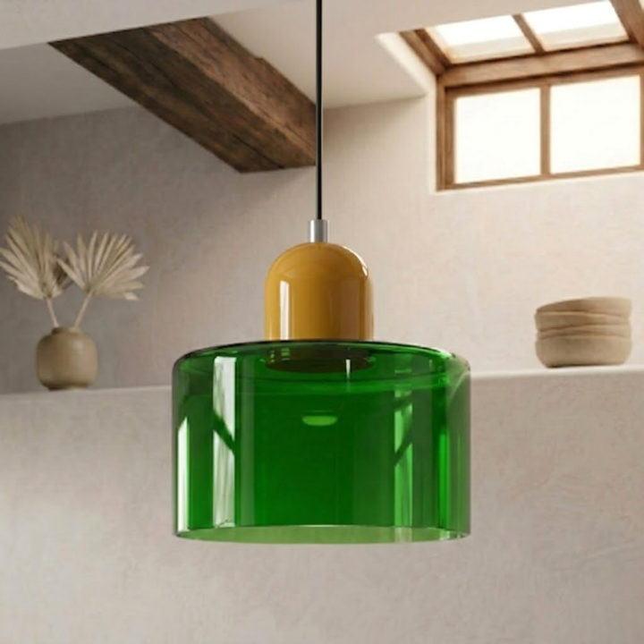Wisząca lampa pierścieniowa o rozszerzonym designie halo
