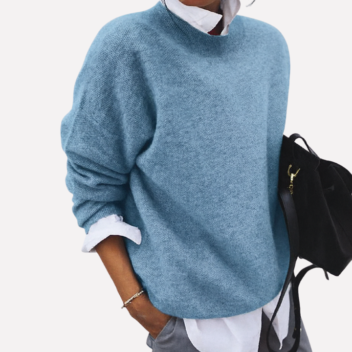 Sweter Damski – Klasyczny Szydełkowy