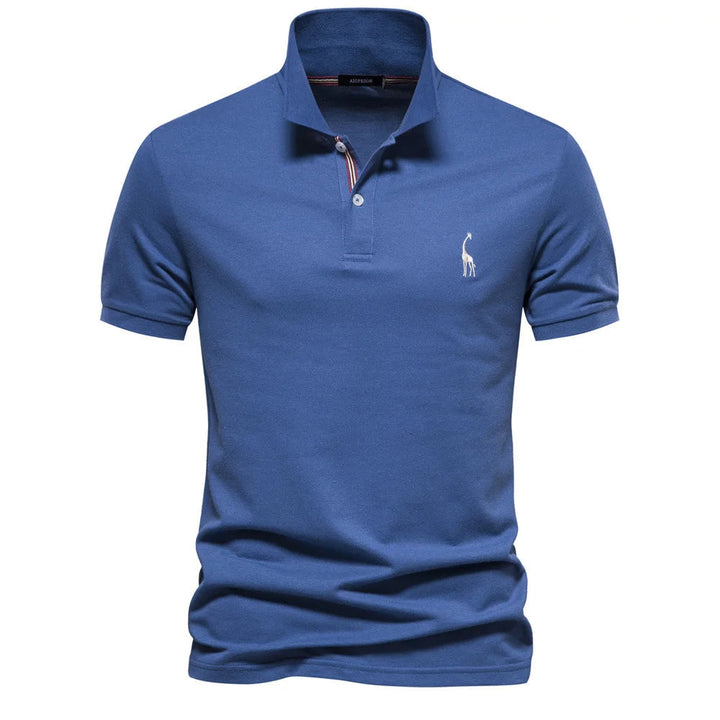 Klasyczny Męski Polo z Wyszywaniem Timeless Style z Wyrafinowanymi Detalami