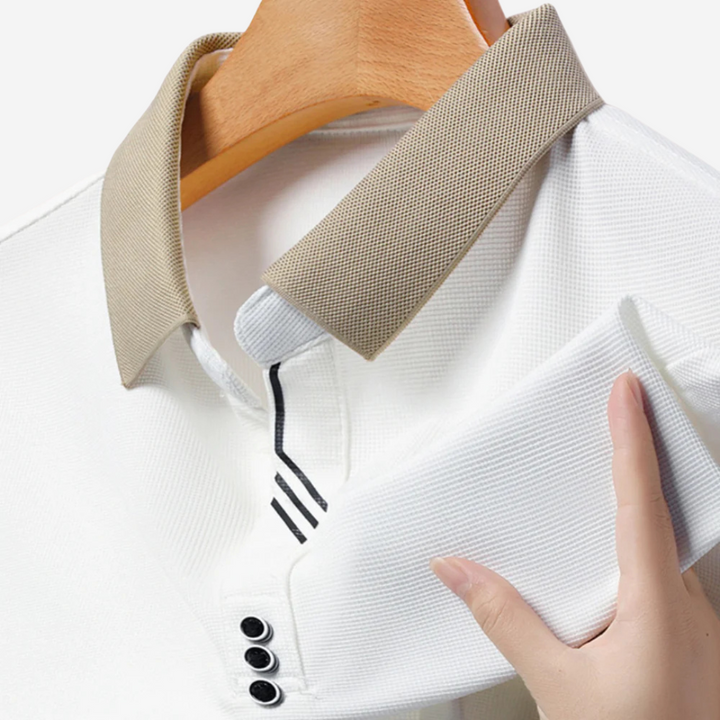 Casual Długirekawowy Polo dla Mężczyzn