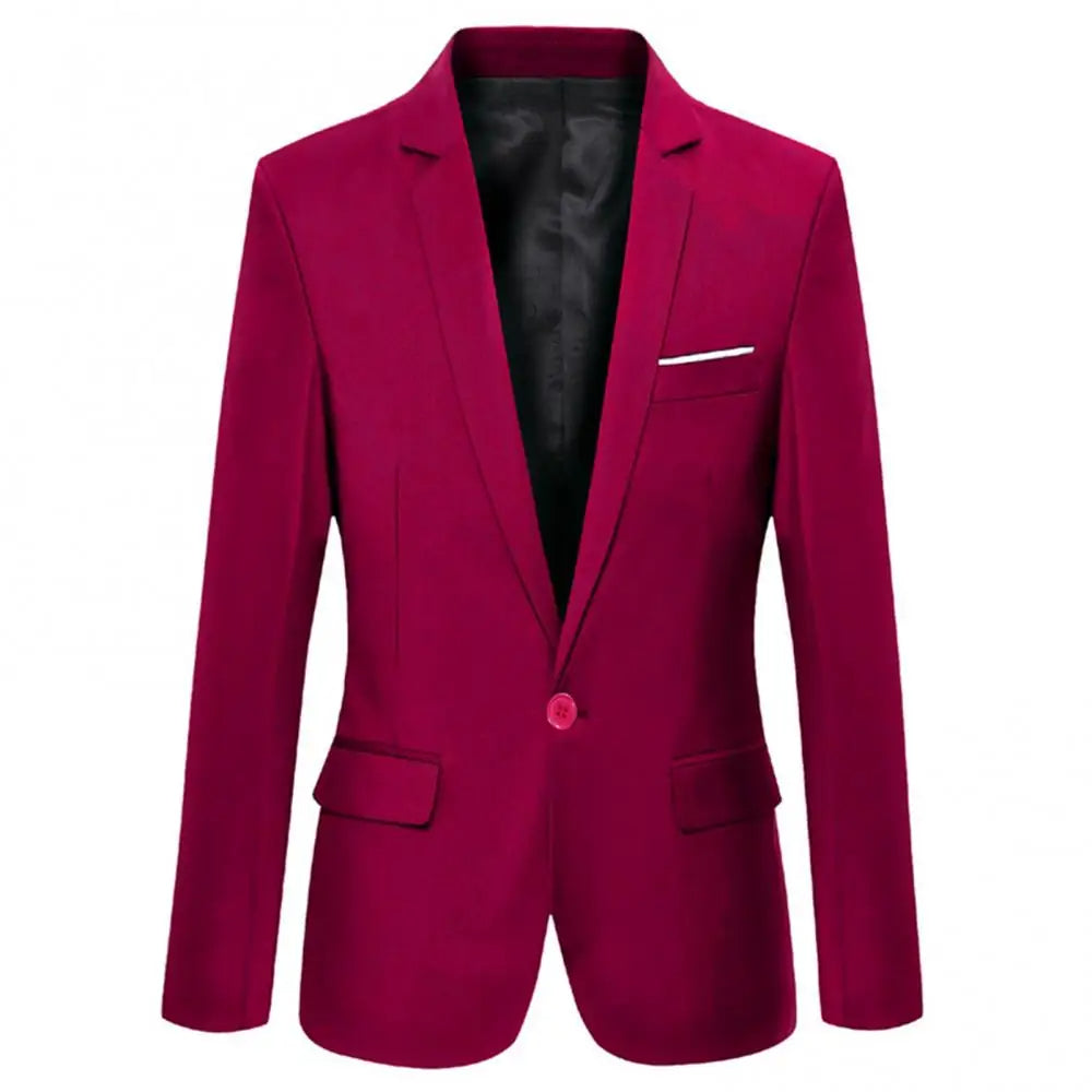 Slim Fit Business Blazer dla Mężczyzn