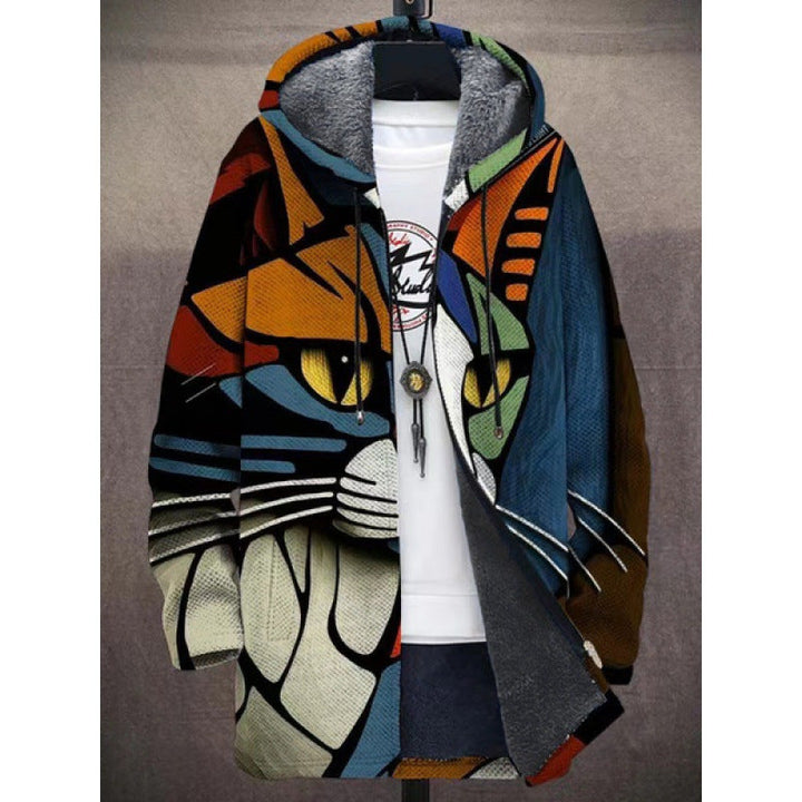 Milan – Retro Kamizelka Colorblock dla Mężczyzn