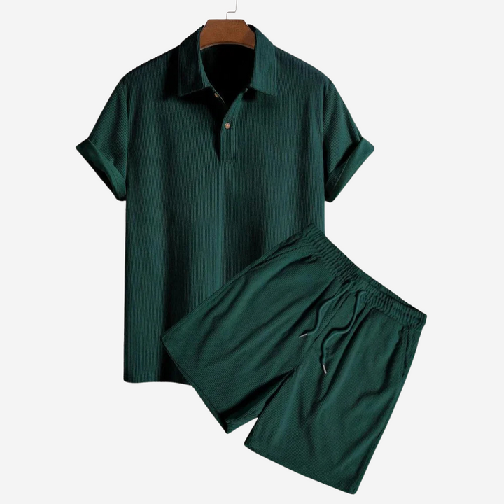 Męska koszula z krótkim rękawem twill