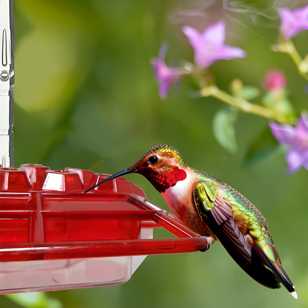Karmnik dla kolibrów odporny na mrówki