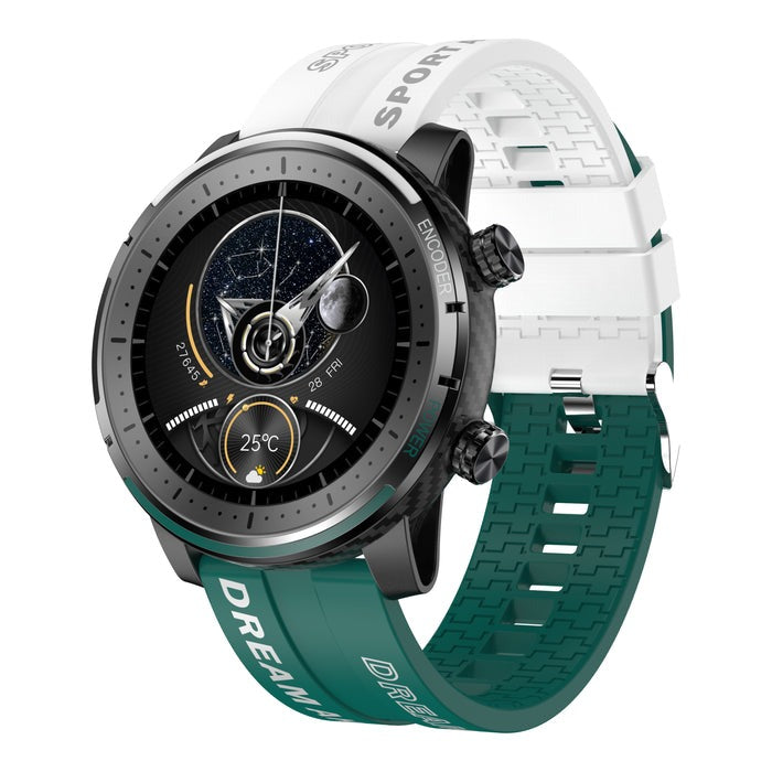 Wodoodporny smartwatch z pomiarem ciśnienia krwi, saturacji krwi i snu
