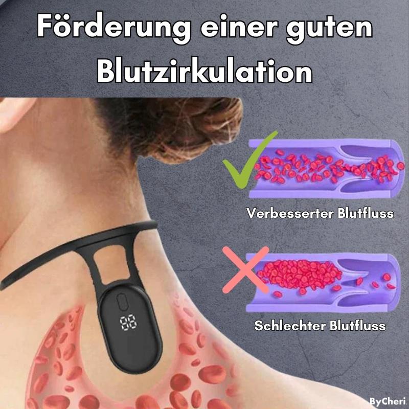 Ultradźwiękowy masażer do drenażu limfatycznego karku