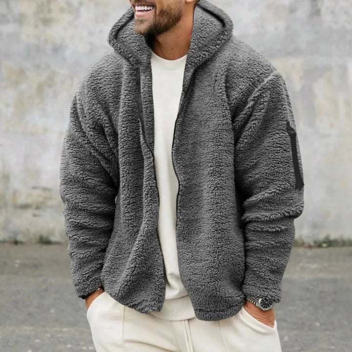 Odwracalna kurtka fleece dla mężczyzn