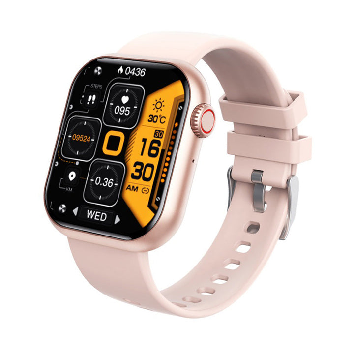 Wodoodporny smartwatch z pomiarem ciśnienia krwi, saturacji krwi i snu