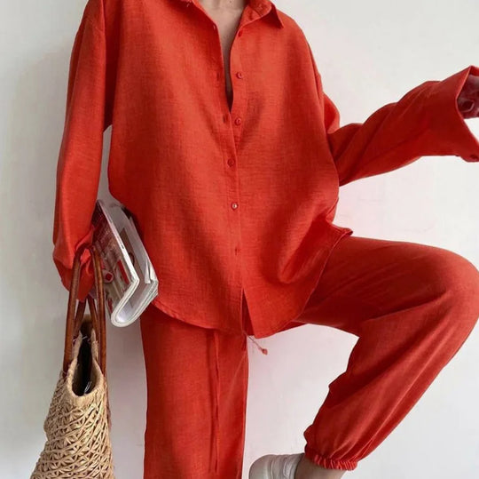 Casual Chic Dwuczęściowy Zestaw dla Kobiet