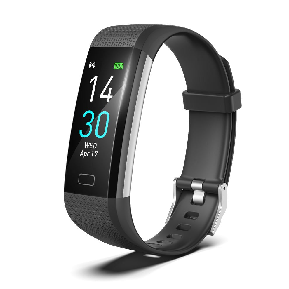 Wodoodporny smartwatch z pomiarem ciśnienia krwi, saturacji krwi i snu