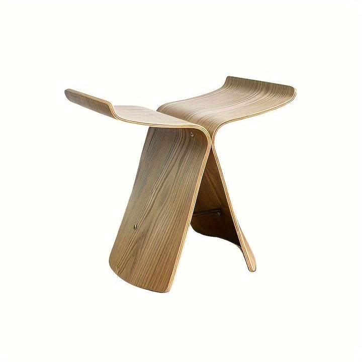 Elegancki stołek motylkowy – ponadczasowy design do salonu i przedpokoju