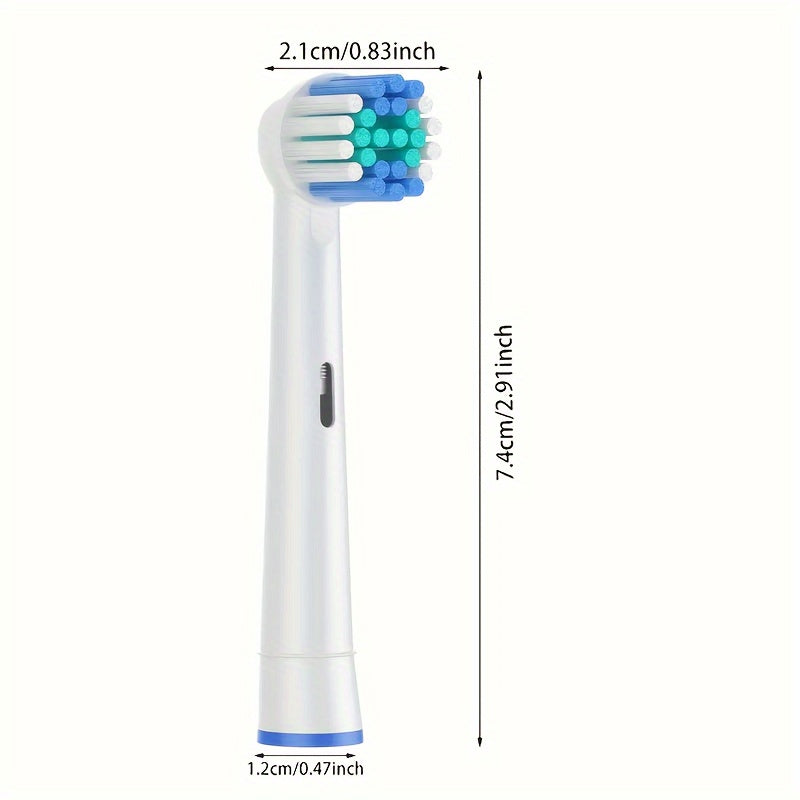 16 zamiennych końcówek do szczoteczek – pasujące do modeli Oral-B, zapewniające dogłębne czyszczenie