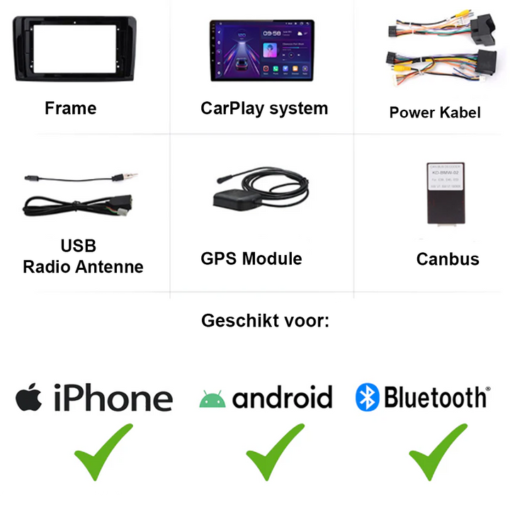 Mercedes ML & GL | Carplay & Android auto| 2005-2012| 64GB