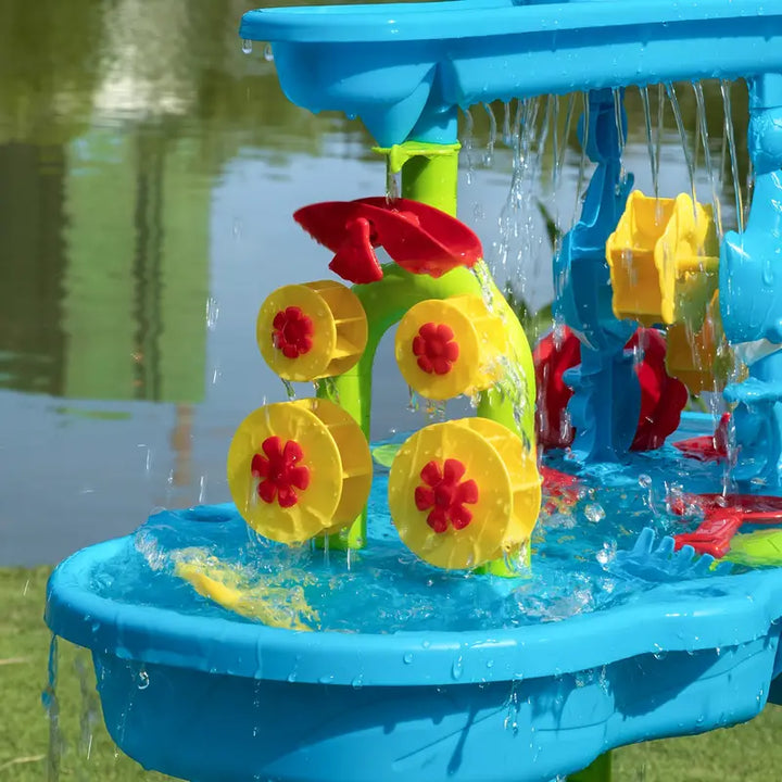 Stolik do zabawy piaskiem i wodą SplashTower – 3 poziomy zabawy dla dzieci