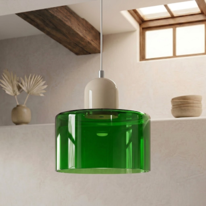 Wisząca lampa pierścieniowa o rozszerzonym designie halo