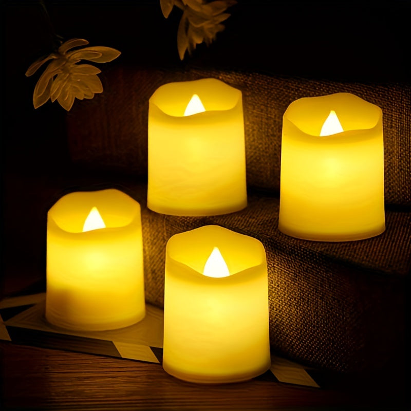 Bezpłomieniowe świece LED na baterie – 24–96 sztuk