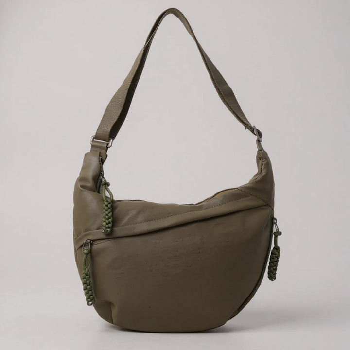 Torebka na ramię – regulowany pasek, nylonowa torba crossbody z wieloma kieszeniami