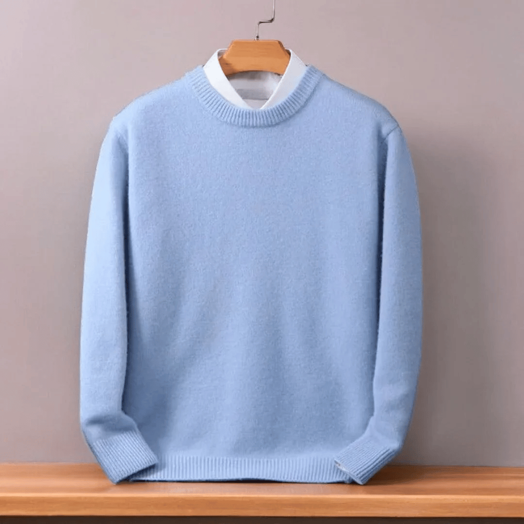 Męski Oversized sweter z finezyjnej wełny