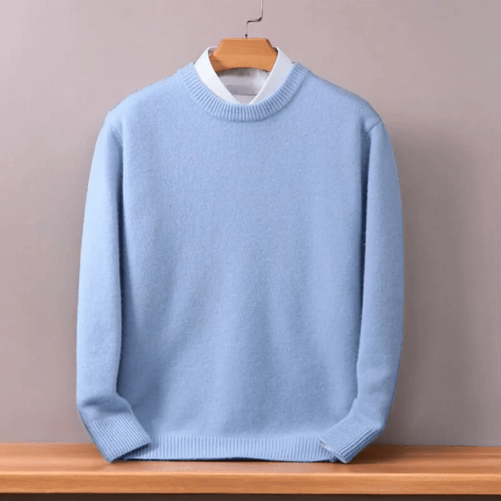 Męski Oversized sweter z finezyjnej wełny